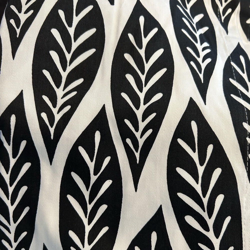 FOUR Fun curtain panels! 42”x84” panels in this black and white pattern.